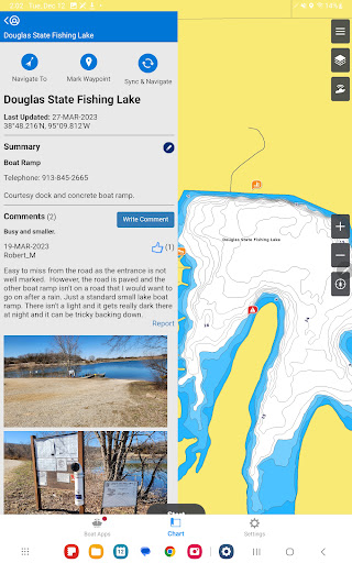 Garmin ActiveCaptain® screenshot