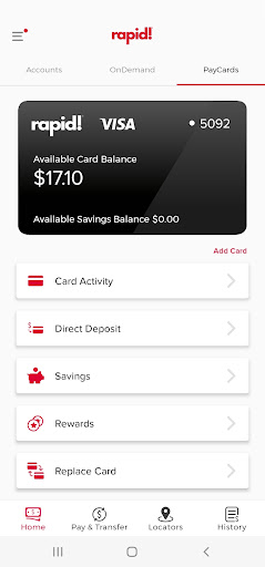 rapid! Pay screenshot