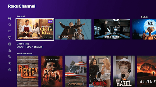 The Roku Channel screenshot