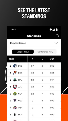 WNBA - Live Games & Scores screenshot