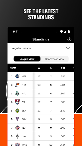 WNBA - Live Games & Scores screenshot