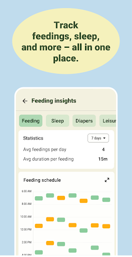 Baby tracker - feeding, sleep screenshot