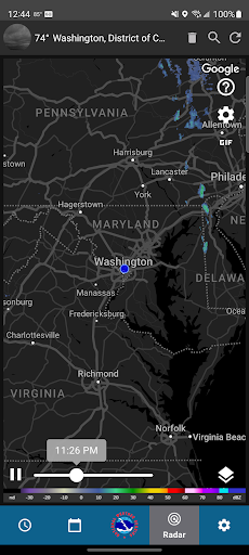 NWS Weather screenshot