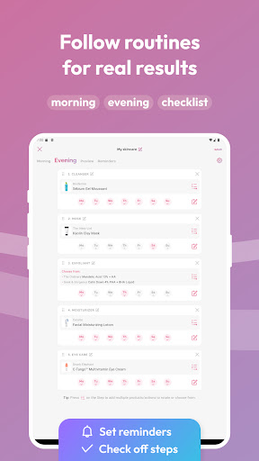 Skincare Routine: FeelinMySkin screenshot