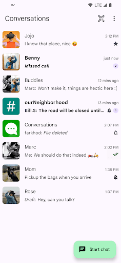 Conversations (Jabber / XMPP) screenshot