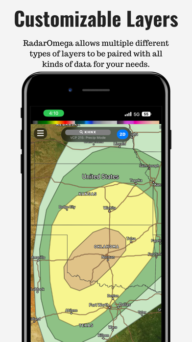 RadarOmega: Doppler Radar App screenshot