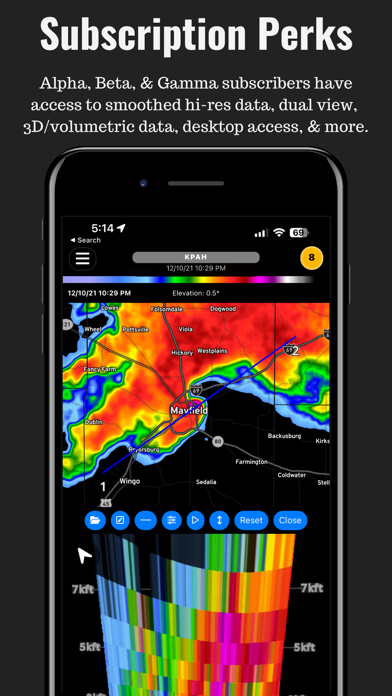 RadarOmega: Doppler Radar App screenshot