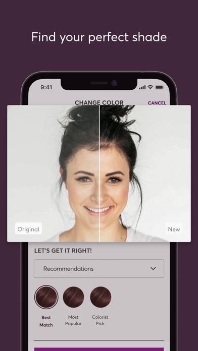 Madison Reed App screenshot
