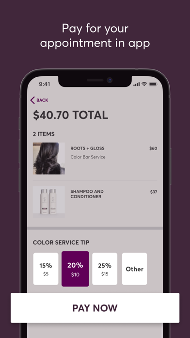 Madison Reed App screenshot