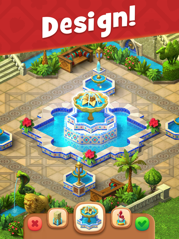 Gardenscapes screenshot