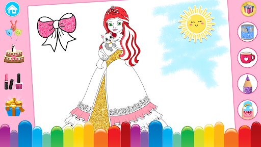 Princess Coloring Book & Games screenshot