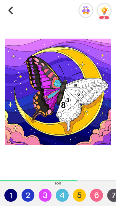 Tap Color Pro: Color By Number screenshot