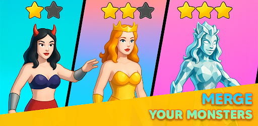 Monster Draft : Merge Runner screenshot