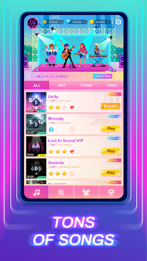 Piano Fire 2: Slide Challenge screenshot