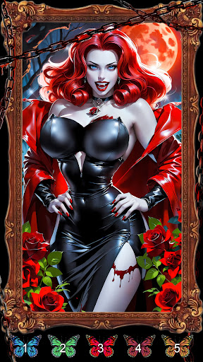 Dark, Horror Color by Number screenshot