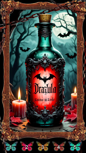 Dark, Horror Color by Number screenshot