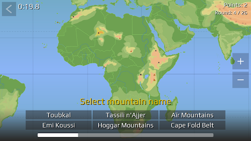 World Map Quiz screenshot