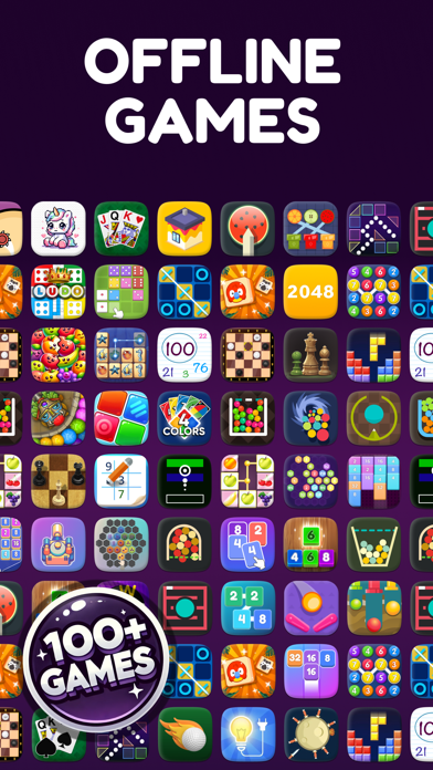 100+ Offline Games No WiFi Fun screenshot
