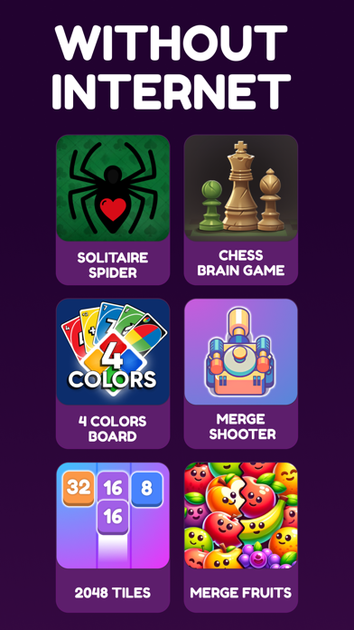 100+ Offline Games No WiFi Fun screenshot