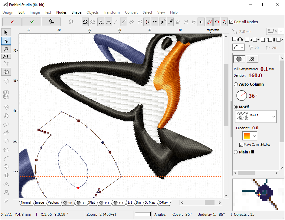 Embird Embroidery Software screenshot