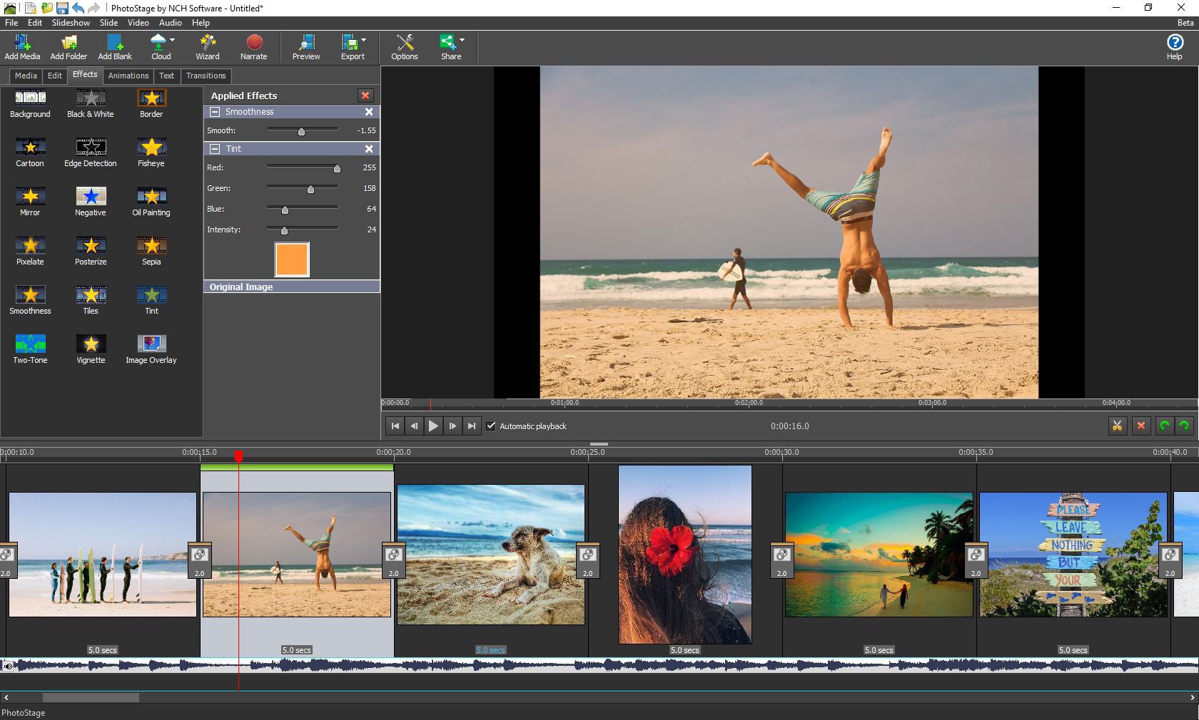 PhotoStage screenshot