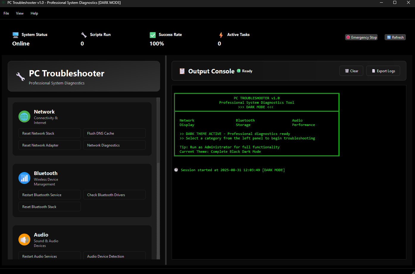 Windows Troubleshooter screenshot